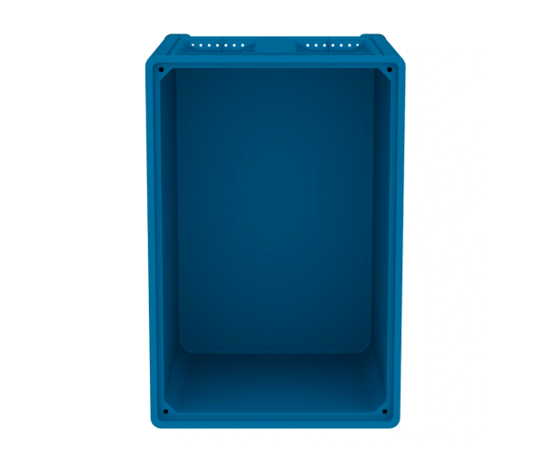 Большой контейнер 1200x800x800 мм iBOX со сплошными стенками и дном, на полозьях